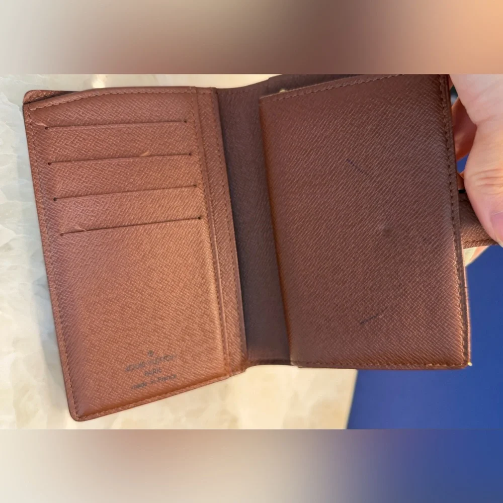 Louis Vuitton Zippe Wallet Porte Papier Monogram Brown